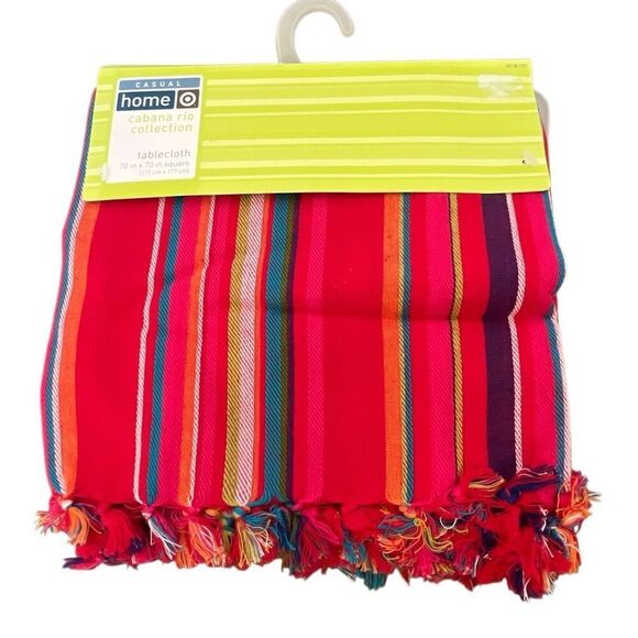 Target Casual Home Cabana Rio Collection Tablecloth NWT - Picture 1 of 2